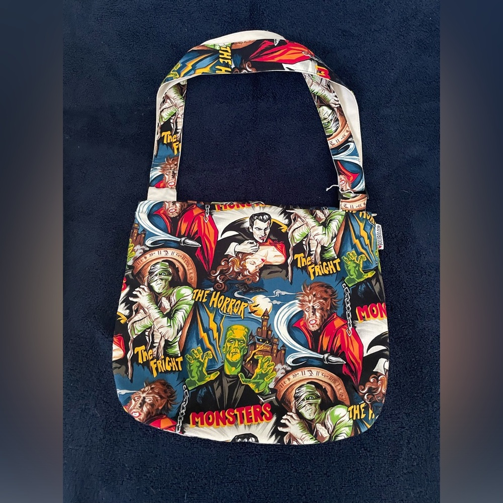 Monsters Cloth Canvas Over the Shoulder Bag